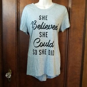 She believed she could so she did shirt XL